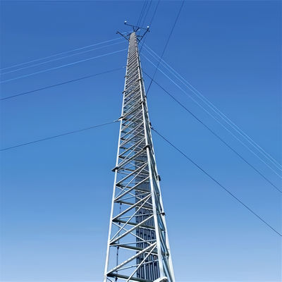 Gsm 20 25m 30M Kafesli Tel Kulesi Üçgen Mast Düğümlü Çelik Kuleleri