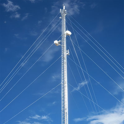 Gsm 20 25m 30M Kafesli Tel Kulesi Üçgen Mast Düğümlü Çelik Kuleleri