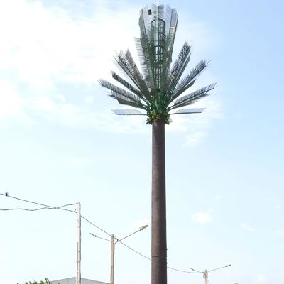 Kamuflajlı direği Palm / Pine Mikro Sahte Hücre Kulesi Ağaçlar 10 20 30 40 50 60 70 80 M