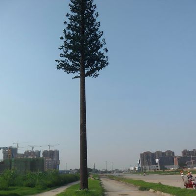 Galvanizli Çelik Tek Tüp Biyonik Kamuflaj 5g Kuleler Hindistan cevizi ağacı Telkom Palm Tree Pine Tree