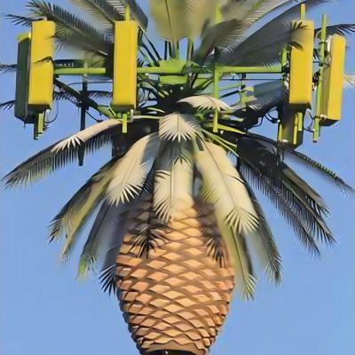 10 20 30 M Palm Tree Sahte Ağacı Hücre Kulesi Gizli Telekomünikasyon 5-80M