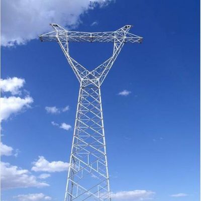 110KV 220KV Sıcak Dip Galvanizli Büyük Elektrik hattı Kuleleri Yüksek Voltajlı Elektrik Kulesi