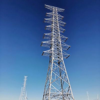 33KV 110KV Güç iletme kulesi açı demir kule rüzgar hızı 30-180 km/h