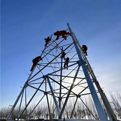 33KV 110KV Güç iletme kulesi açı demir kule rüzgar hızı 30-180 km/h