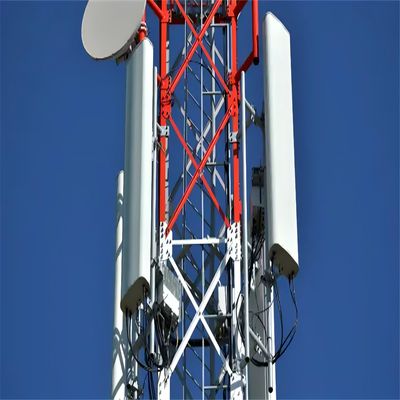 İletişim için 30m kendi kendini destekleyen ızgara kulesi GSM açılı çelik kule