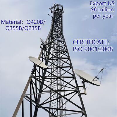 5 10 15 20 25 30 M Kendini Destekleyen Galvanize Çelişkili Çelik 3 Bacaklı Kule