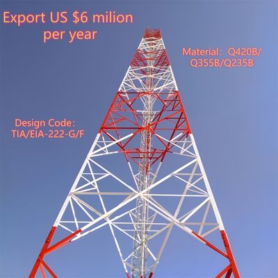 5 10 15 20 25 30 M Kendini Destekleyen Galvanize Çelişkili Çelik 3 Bacaklı Kule
