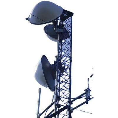10 20 30 40 50 65m 3 Bacaklı Kablo Hava Duruma Dirençli Galvanizli Çelik 4G 5G Mikrodalga Wifi Telekom iletim kulesi