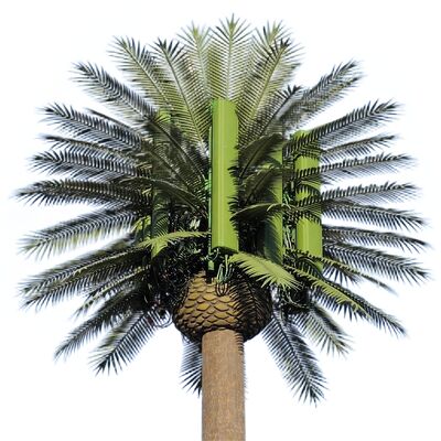 45M Simüle Ağacı Telkom Kulesi Alüminyum Alaşım 30m LTE Ağı Kentsel Parklar Eko Dost