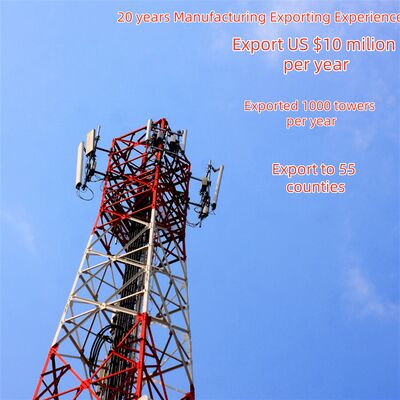4 Bacaklı Açısal Çelik Kule, telekomünikasyon ve enerji altyapı projeleri için destek sunan ANSI TIA ve EN standartlarını karşılamak üzere tasarlanmıştır.