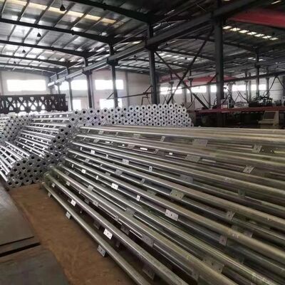 Güçlü Yapısal Destek Sağlayan Ağır Gece 3 Bacaklı Tubular Çelik Kulesi İletişim ve Uygulama Kurulumları