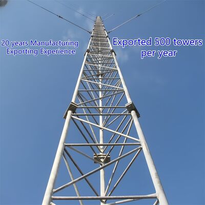 Avrupa yapısal çelik standartlarına uygunluğu sağlayan EN 1993 3 1 tasarım kodlarına uygun olarak tasarlanan Guyed Wire Tower