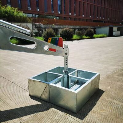 Teleskop Kulesi 15-30M Galvanizli Çelik Kamyon Montajlı İletişim Anten 40M/S Rüzgar geçirmez