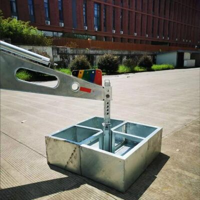 Teleskopik Tubular Galvanizli Çelik Kendini Destekleyen 15 20 25M 5G 4G Wifi Dış İletişim Kulesi