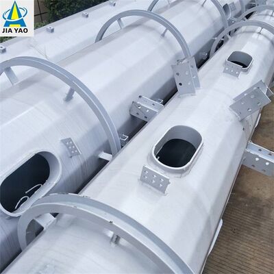 Monopole Tower compact cylindrical telecom tower constructed from ASTM A36 and ASTM A572 Gr50 steel grades for durability