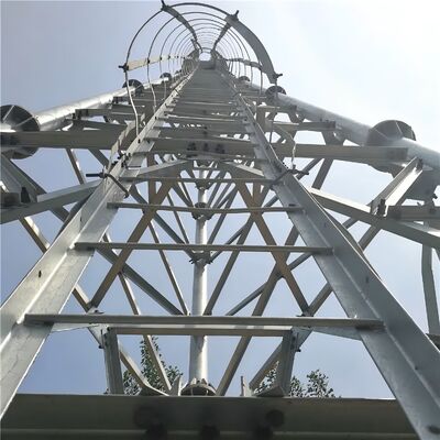 15 23 31M Düşük bakım 3 Bacaklı Tubular Çelik Galvanizli Dış 5G 4G Wifi Kırsal Telekom Kulesi