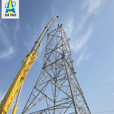 Güneş Paneli Entegre Anten Kulesi Galvanizli 16 26 36M 5G 4G Uzak Alan Telekom Kulesi