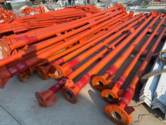 18 26 34M 3 Ayaklı Borulu Çelik Galvanizli Düşük Bakım Dış Mekan 5G 4G Wifi Dayanıklı İletişim Kulesi