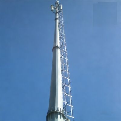 16 24 32M Kentsel Estetik Monopole Galvanizli Çelik Kendinden Destekli Dış Mekan 5G 4G Uydu Peyzaj Telekom Kulesi