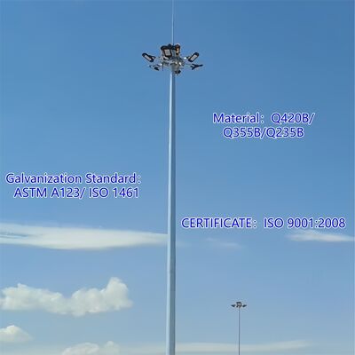 14 20 26M Kompakt Boyutlu Tek Kutuplu Galvanizli Çelik Kendinden Destekli Dış Mekan 5G 4G Uydu Küçük Alan Telekom Kulesi