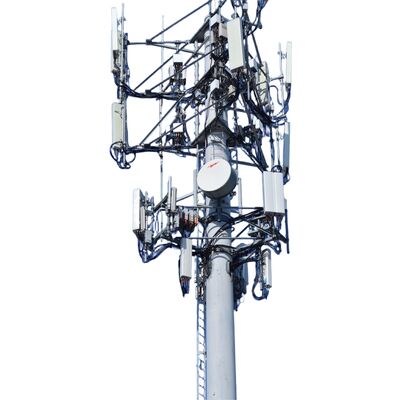 10 16 22M Space Saving Monopole Tubular Galvanized Outdoor 5G 4G Microwave Compact Communication Mast