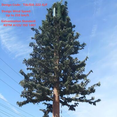 Sağlam inşaat için Q235B, Q235C, Q235D ve Q355B, Q355C, Q355D çelik kaliteleriyle yapay Biyonik Ağaç Kulesi
