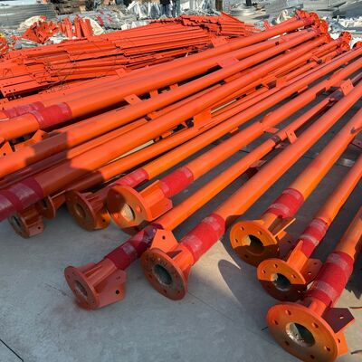 Telekom Mikrodalga ve Güvenlik Kulelerine Uygun, Yüksek Darbe Dayanımına Sahip 45M Ağır Hizmet 3 Ayaklı Çelik Boru Kule