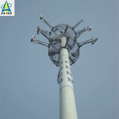 20M 30M Monopole OEM ODM Özelleştirilebilir Telekomünikasyon Kulesi Tam Yükseklik Malzeme Tasarım Hizmeti