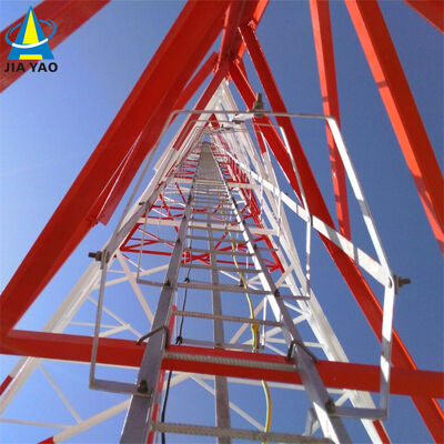 İletişim İletimi Telekom Çift Kullanımlı için 3 Ayaklı Açısal Özelleştirilmiş Çok Devreli Kafes Kule
