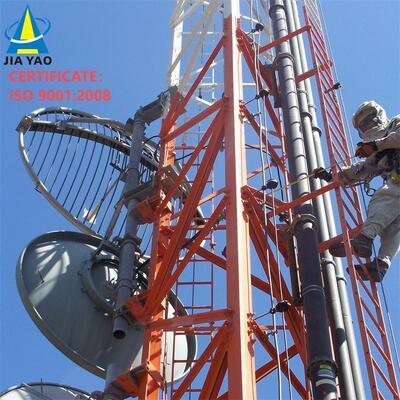 3 Leg Angular Cost Effective Steel Telecom Tower Low Installation Cost Long Service Life