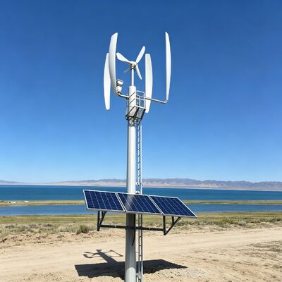 20M 30M Wind Solar Hybrid Supported Communication Tower For Renewable Energy Base Station