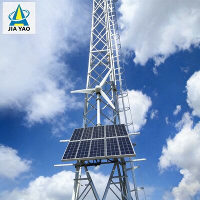 Rüzgar Santrali Güneş Parkı İzleme İçin Yenilenebilir Enerji Uyumlu Haberleşme Kulesi