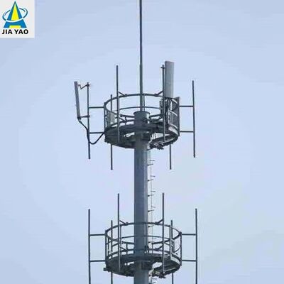 Uzun Menzilli Kırsal Kapsama İçin 12 32M Monopole Yüksek Kazançlı 5G Milimetre Dalga Anten Kulesi