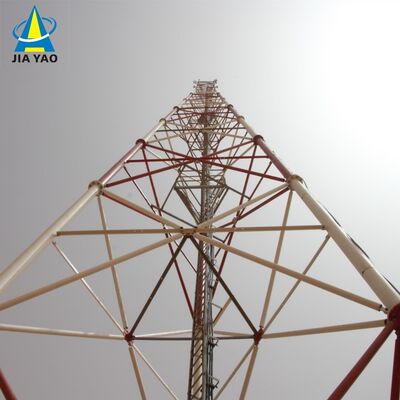 İstasyon İletişimi için 40M Titreşime Dayanıklı 3 Ayaklı Tüp Telekom Kulesi