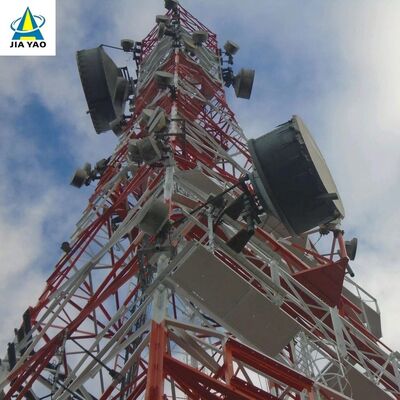 48M Weather Resistant 4 Legged Communication Tower For Building