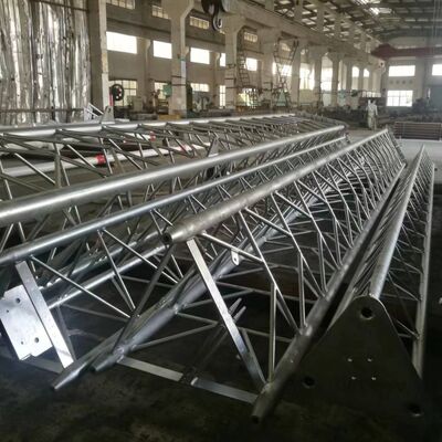 28M Corrosion Resistant Guyed Tower Low Foundation Cost For Desert Region