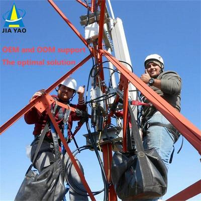 Madencilik Alanı Telekomünikasyon için 50M Sıcak Daldırma Galvanizli Sökülebilir 3 Ayaklı Kule Maliyet Verimli