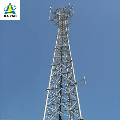 Üniversite Kasabası İçin 58M İnce Profil 3 Tüp Telekom Kulesi Peyzaj Dostu