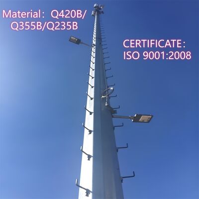 13 20 34 Metre Parçalı Yapı Monopole Tower Okul Kampüsü Ağı İçin Kolay Kullanım