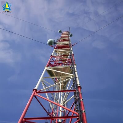 Otlak Mera Sinyal Kapsamı için 48 50 60M Gerilim Ayarlanabilir Gergili Tel Kule