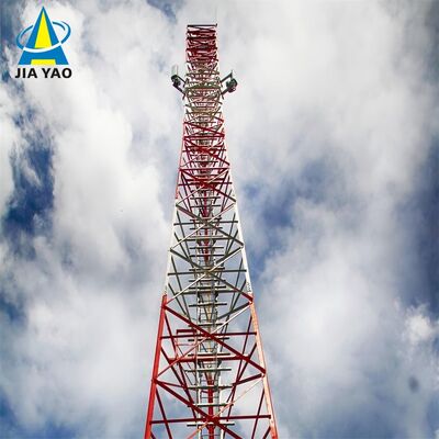 35 48 53M Q355 Çelik 3 Ayaklı Açılı Çelik Kule Köy İçin Düşük Temel Maliyeti 5G Kapsamı