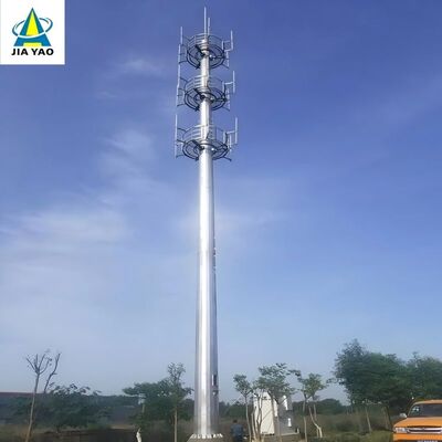 İş İnkübatörü Park Telekom için 22 Metre Sıcak Daldırma Galvanizli Monopol Kulesi