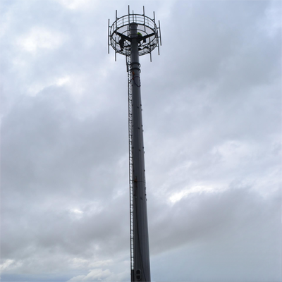 Hastane Poliklinik Binası İçin 32 Metre Paratoner Entegre Monopol Kulesi