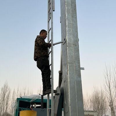 12m - 25m Taşınabilir Teleskopik Çelik Direk Kulesi, Mobil Baz İstasyonu ve Geçici Etkinlik Gözetimi İçin Elektrikli Kaldırma Sistemi ve Hızlı Kurulum Tabanı ile