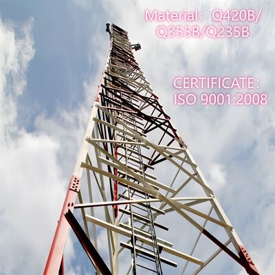 Designed For 200 Kmh Wind Speed Three Legged Steel Tower Engineered To Withstand Extreme Weather Providing Durability Over 20 Years
