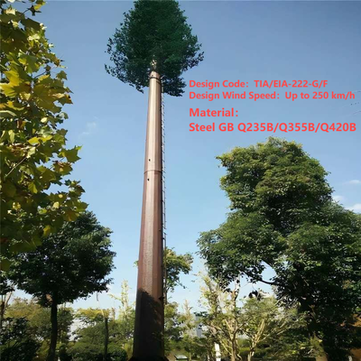 5 10 15 20 25 30 35 40 45 50 55 60 M Metre Radyo Mikrodalga Anten Direk Telekom Gizli Cep Telefonu Kuleleri Biyonik Ağaç Kulesi